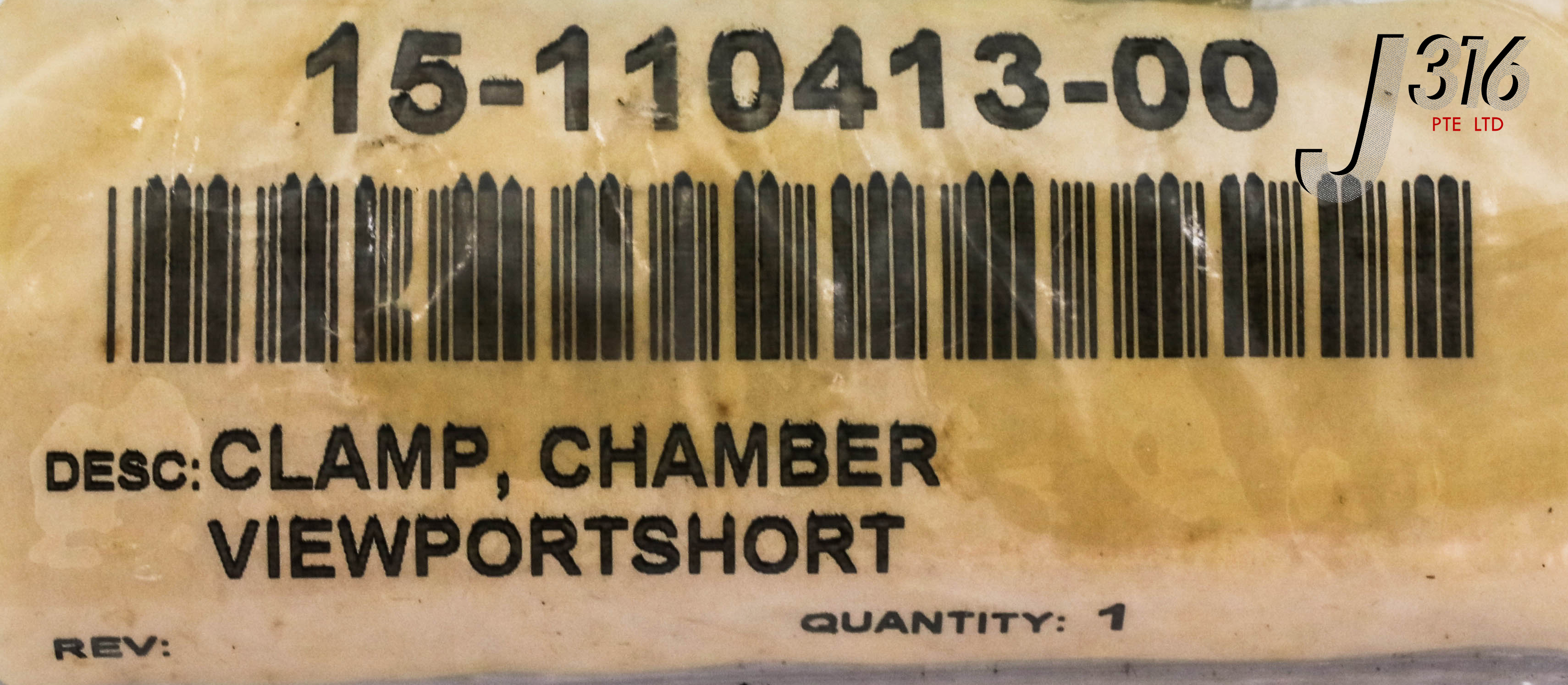 14418 NOVELLUS CLAMP, CHAMBER VIEWPORTSHORT, NEW 15-110413-00 | eBay